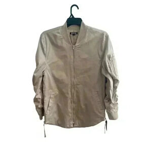 Elwood Men's Beige Bomber Jacket Size L Casual Water-Repellent